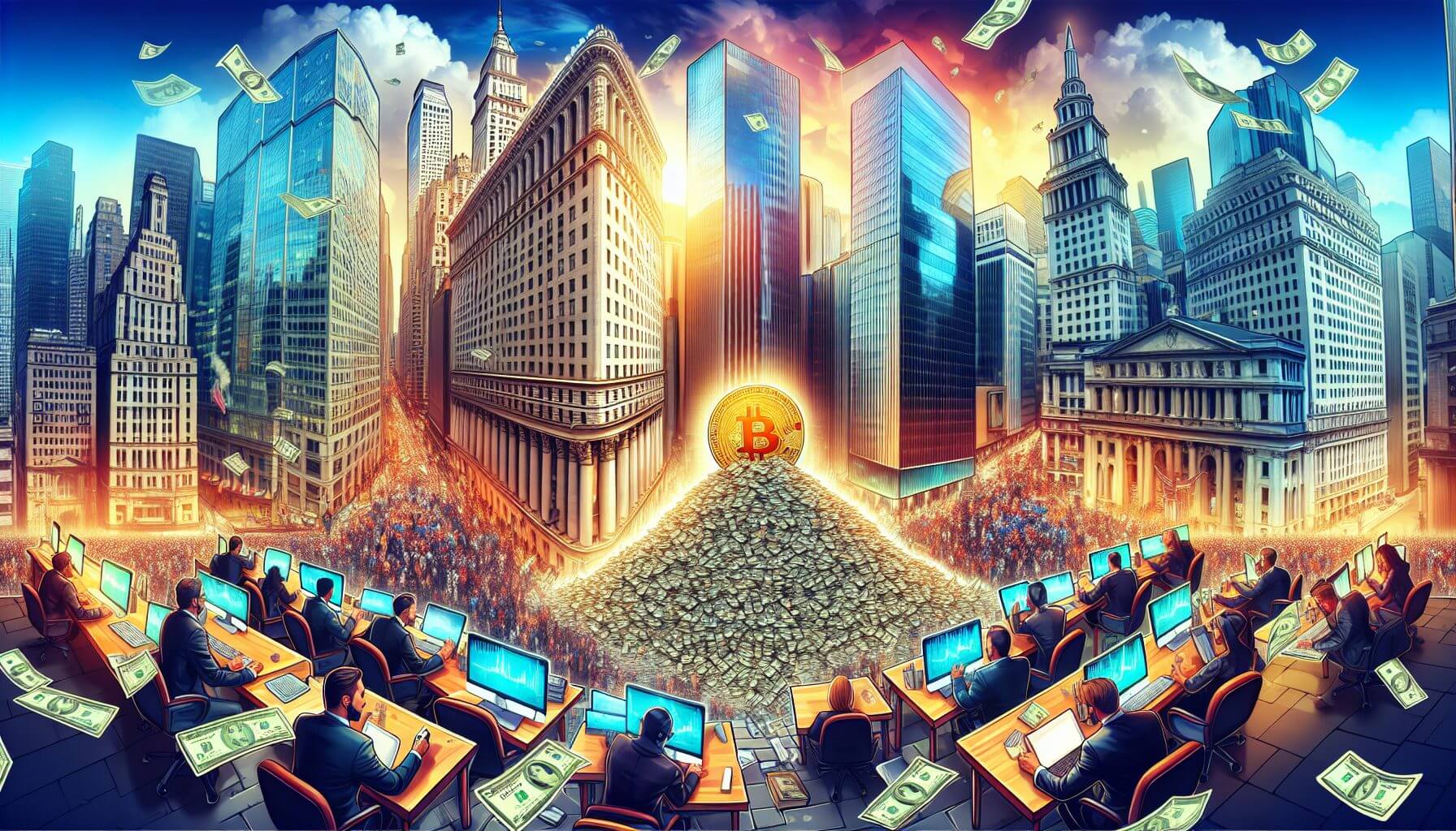découvrez comment les géants de wall street augmentent leurs investissements en crypto-monnaies, avec des entrées impressionnantes de 2,4 milliards de dollars dans les etf bitcoin aux états-unis au cours du deuxième trimestre.