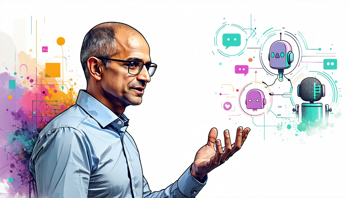 découvrez pourquoi satya nadella, ceo de microsoft, met l'accent sur les chatbots plutôt que sur les podcasts. une analyse des nouvelles tendances technologiques et des priorités stratégiques de microsoft dans l'univers digital.